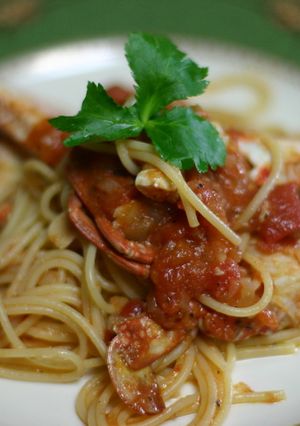 おうちでレストラン　ワタリガニのパスタ-レシピのメイン写真