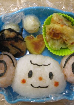 キャラ弁　　たまごっち　♪ハピハピっち♪-レシピのメイン写真