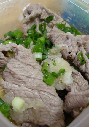 夕飯にあと一品☆彡牛肉の冷しゃぶ-レシピのメイン写真
