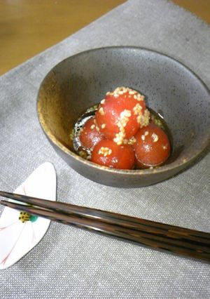 トマトのお浸し-レシピのメイン写真