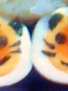 キャラ弁☆ゆで卵で寅さん-レシピのメイン写真