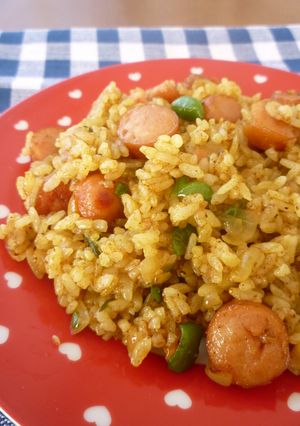 簡単♫うまい♪カレーチャーハン♬-レシピのメイン写真