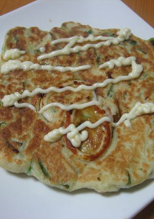 簡単☆イカ入りもっちもちお好み焼き風-レシピのメイン写真