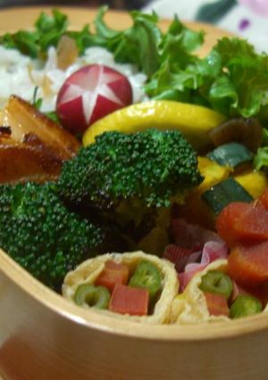 お弁当に！簡単ちりめん山椒でお寿司-レシピのメイン写真