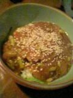 揚げカレイの味噌あんかけ丼-レシピのメイン写真