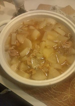 大根と豚肉の鍋スープ☆-レシピのメイン写真