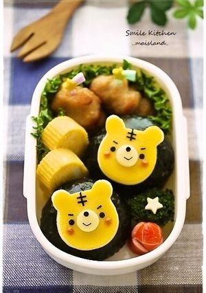 くま型deトラくんのお弁当＊キャラ弁-レシピのメイン写真
