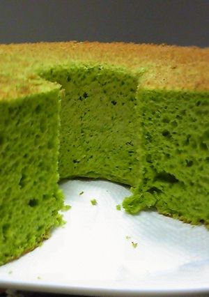 ほうれん草のシフォンケーキ♪-レシピのメイン写真