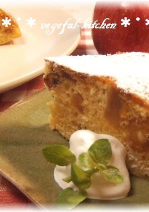 炊飯器で簡単♪胡桃と林檎のカラメルケーキ-レシピのメイン写真