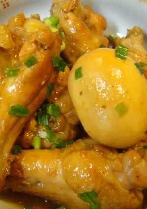 手羽元の親子煮-レシピのメイン写真