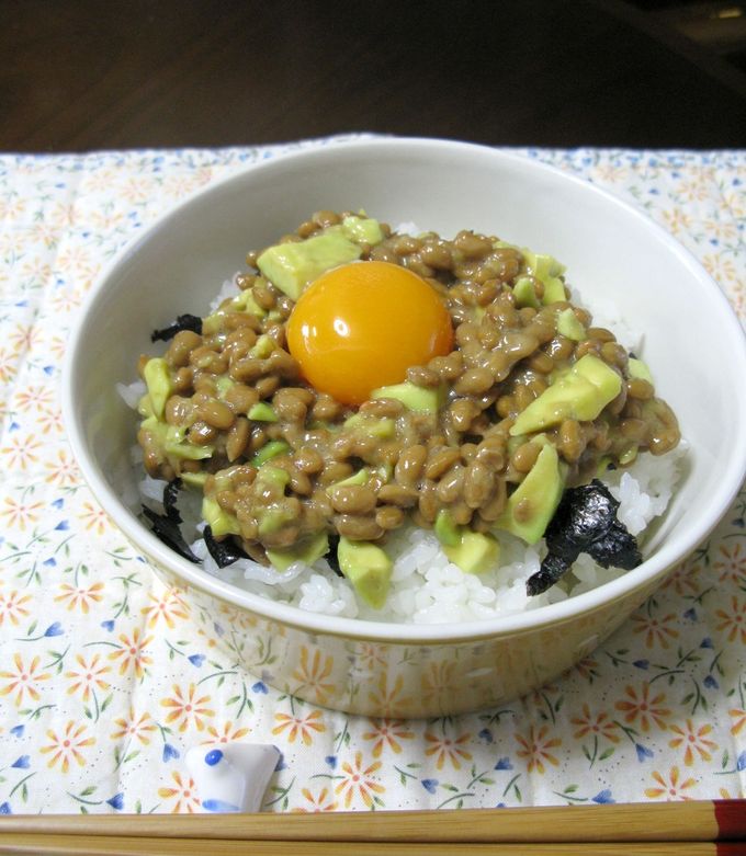 アボカド納豆丼♪味ポン入り-レシピのメイン写真