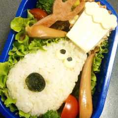 รูปของ キャラ弁✿グルミット弁当