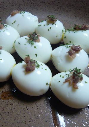 半熟うずらのアンチョビのせ☆-レシピのメイン写真