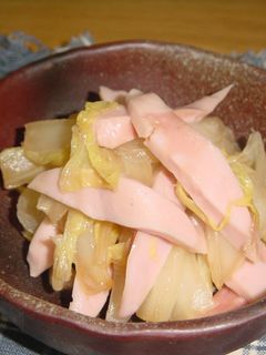 魚ソと白菜のバターソテー-レシピのメイン写真