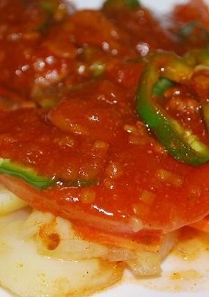 フライパンで重ねていくだけ　ミート野菜-レシピのメイン写真