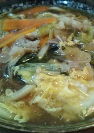 ぽかぽかあんかけ☆野菜うどん-レシピのメイン写真