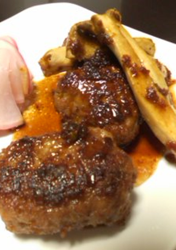 豚ハンバーグのしょうが焼き-レシピのメイン写真