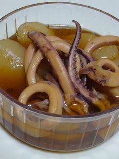 『♦イカと大根の煮物♦』-レシピのメイン写真