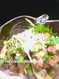 子供用☆鯵のたたき >°))))彡-レシピのメイン写真