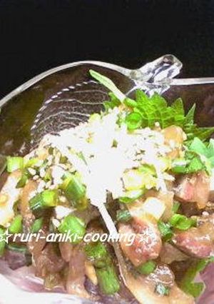 子供用☆鯵のたたき　　＞°))))彡-レシピのメイン写真
