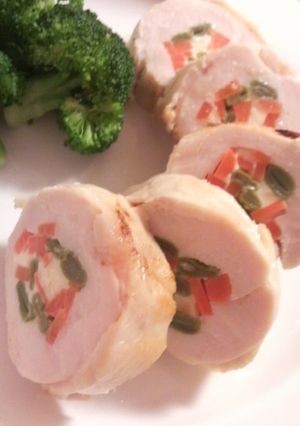蒸して作るヘルシーロールチキン♪-レシピのメイン写真