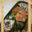 お弁当に〜カニかま・海苔わさびマヨあえ