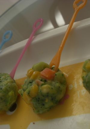 レンジ2分☆お手軽野菜チーズボール-レシピのメイン写真