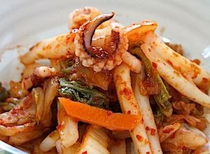 あつあつご飯に！イカ一夜干しキムチ-レシピのメイン写真