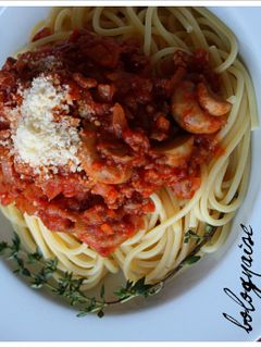 ボロネーゼパスタ-レシピのメイン写真