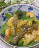 海老と卵の炒め物✿あんがらめ～丼にも♫
