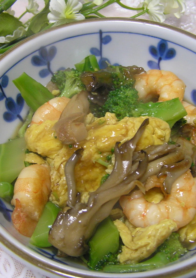 海老と卵の炒め物✿あんがらめ～丼にも♫-レシピのメイン写真
