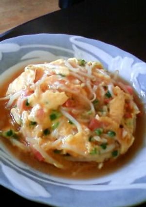 お手軽手抜き(●´＿＿＿｀●人)天津飯♪-レシピのメイン写真
