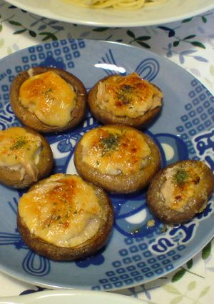 シイタケのツナマヨ焼き★みそ味-レシピのメイン写真