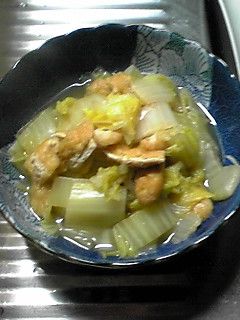 ☆白菜とあぶらげの煮浸し☆-レシピのメイン写真