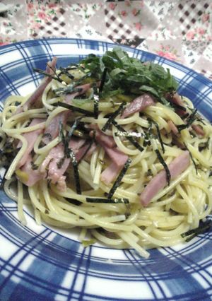 高菜スパゲティー♪-レシピのメイン写真