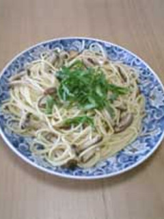 レンジでチンする和風きのこスパゲティ-レシピのメイン写真