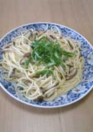 レンジでチンする和風きのこスパゲティ-レシピのメイン写真