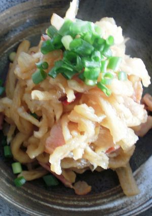 切干大根とベーコンのきんぴら-レシピのメイン写真
