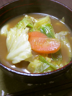 残りカレーでカレー鍋風スープカレー♪-レシピのメイン写真