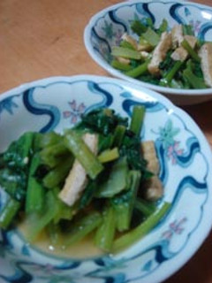 青菜のごまごま煮びたし♪-レシピのメイン写真