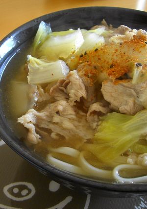 冷蔵庫の残りもので生姜香るあんかけうどん-レシピのメイン写真