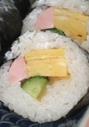 おさかなｿｰｾｰｼﾞで♡恵方巻き-レシピのメイン写真