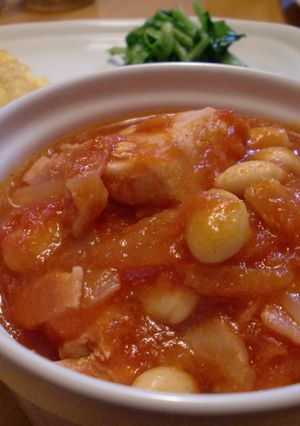 大豆チキントマト煮♪-レシピのメイン写真