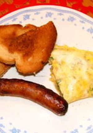 アメリカ　切干と香菜のベトナム風オムレツ-レシピのメイン写真
