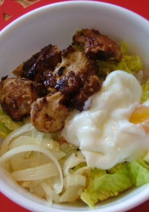 アメリカ　親子・離れ丼-レシピのメイン写真