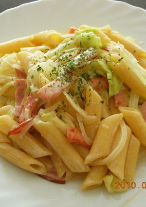 ランチにお気軽クリームペンネ-レシピのメイン写真