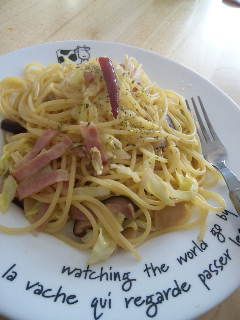 しいたけとキャベツの和風パスタ-レシピのメイン写真
