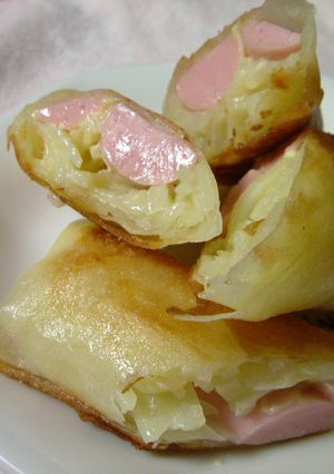 お魚ソーセージのポテト春巻き-レシピのメイン写真