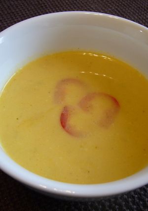 ほんのりカレー風味♪豆乳南瓜ポタージュ☆-レシピのメイン写真