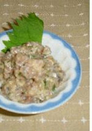 鯵のなめろう～梅の香り～-レシピのメイン写真